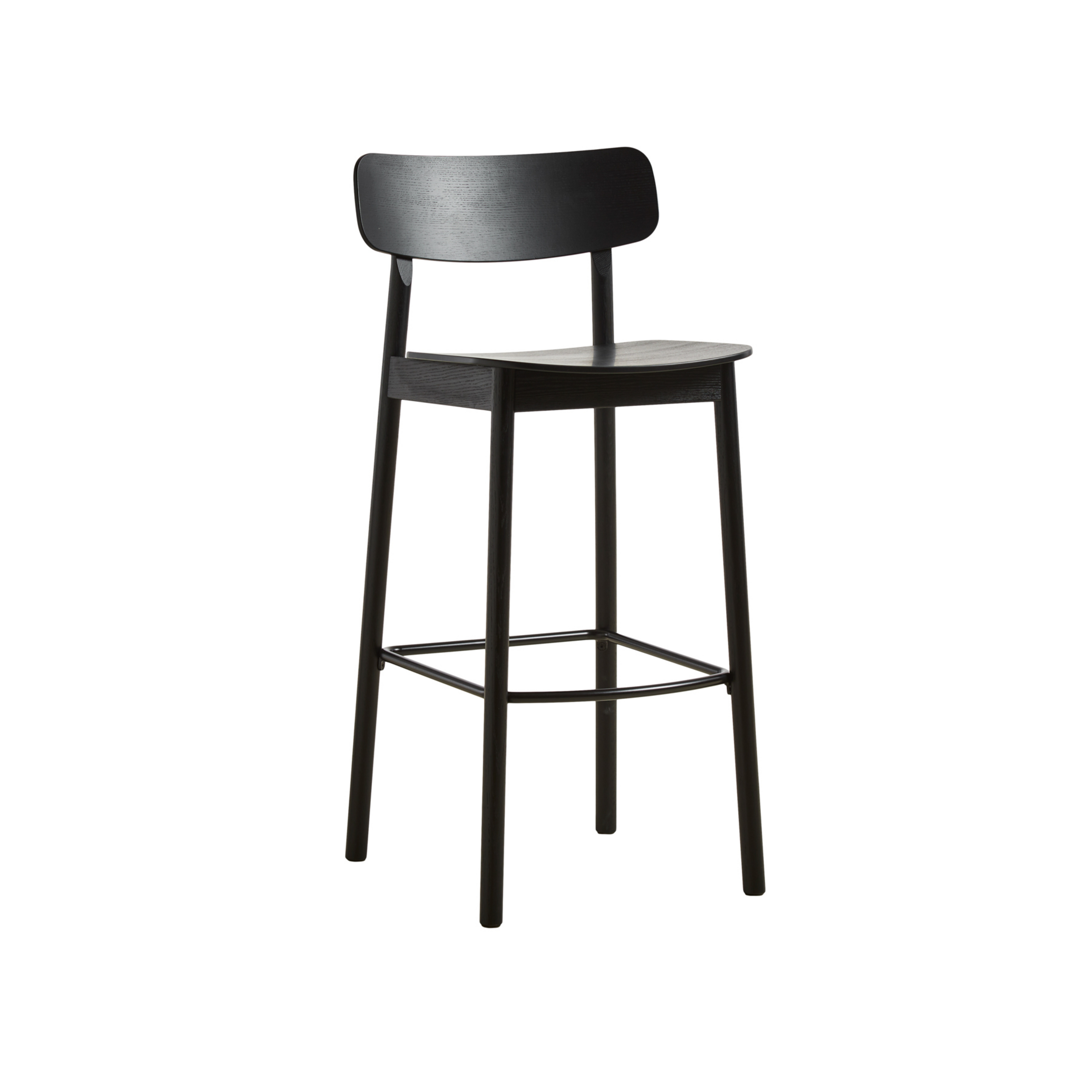 Soma barstol, svart, höjd 101 cm, ask – Woud