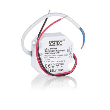 AcTEC Mini LED-driver CC 700mA, 12 W, IP65