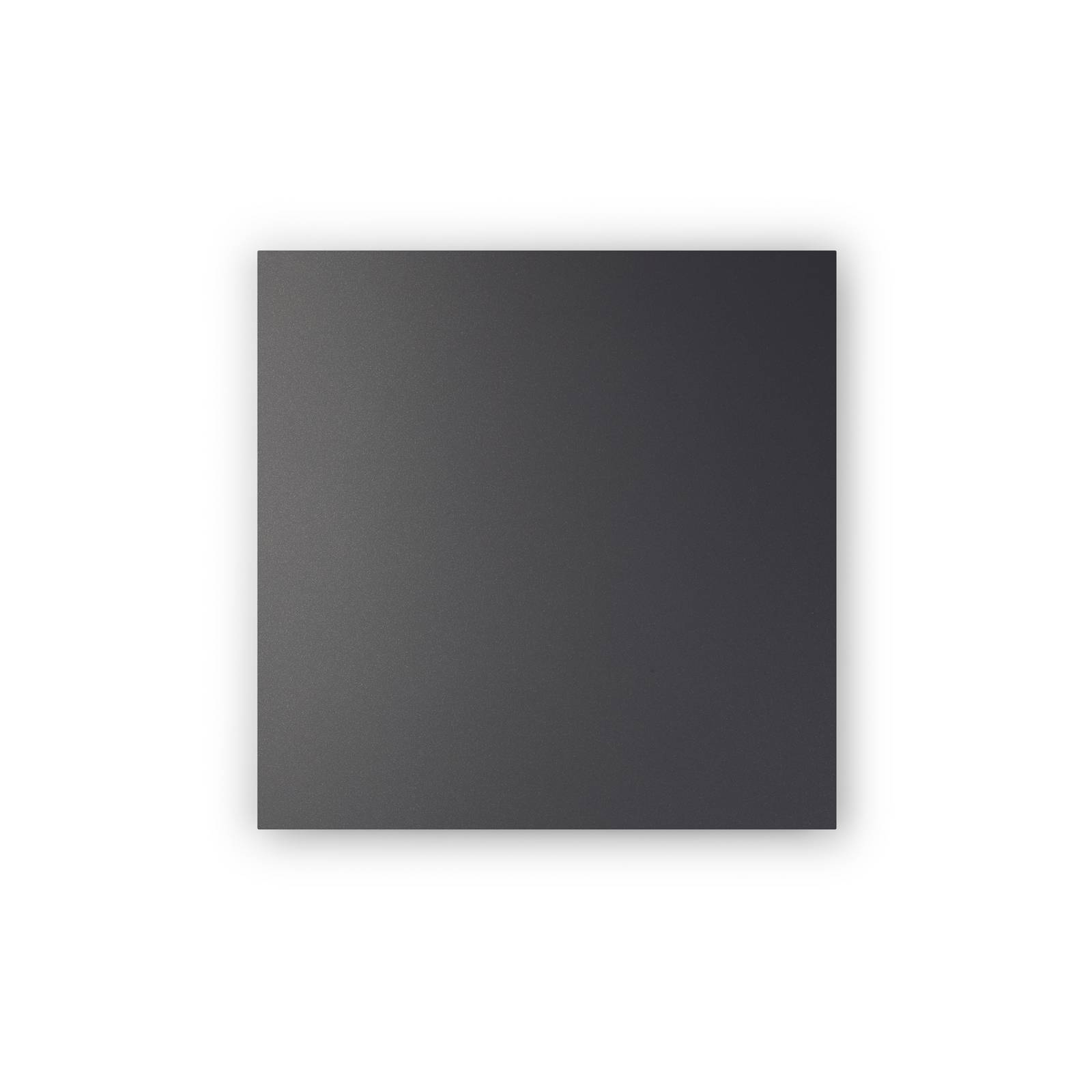 LED-Wandleuchte BLADE Q, anthrazit, 34 x 34 cm, Metall, dim