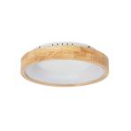 Lucande LED plafondlamp Samvel, Ø 40 cm, hout