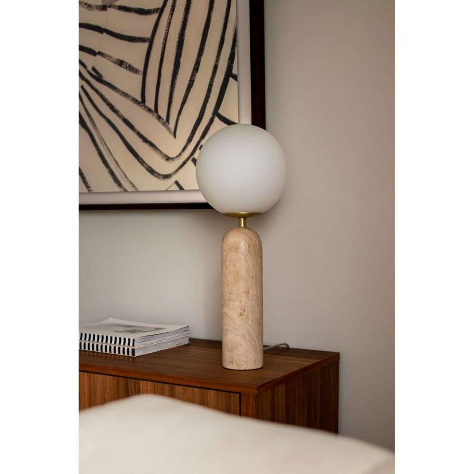 Globen Lighting Tischleuchte Torrano Höhe 53 cm Travertin Globen Lighting Tischleuchte Torrano Höhe 53 cm Travertin