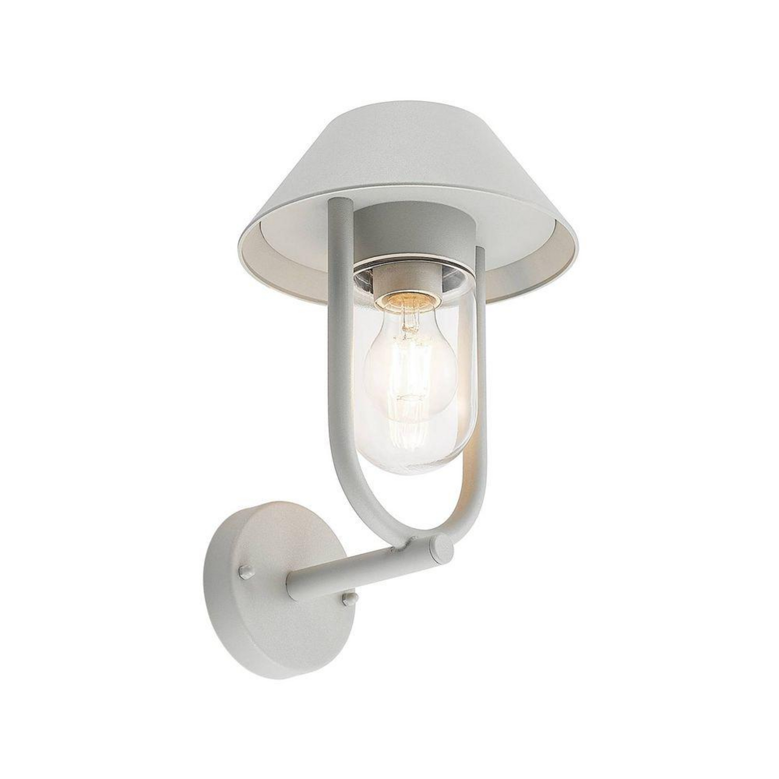 Olinum OutdoorWall Lamp Silver Grey - Lucande