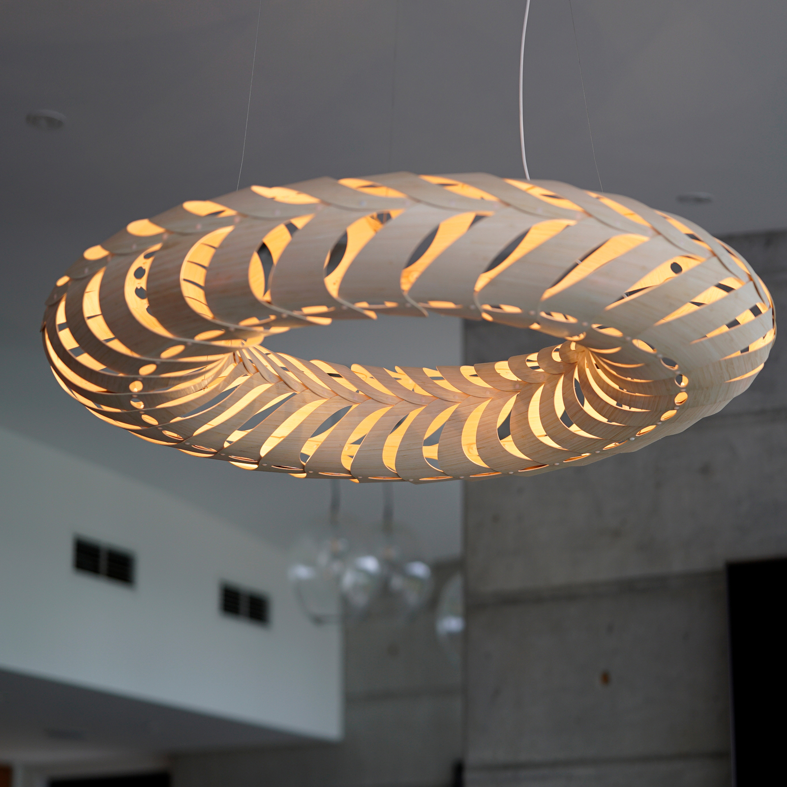 david trubridge Maru függő lámpa 110 cm natúr
