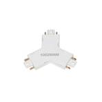 Lindby connecteur en T Lumaro, blanc, 7,85 cm, plastique