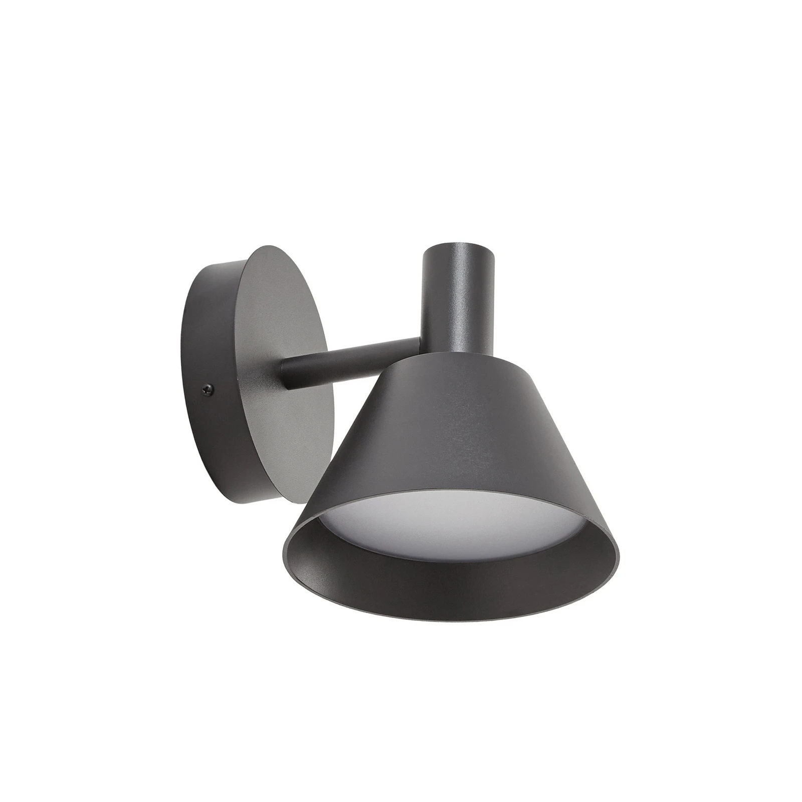 Lucande LED-Außenwandleuchte Tabena, schwarz matt, IP44, CCT