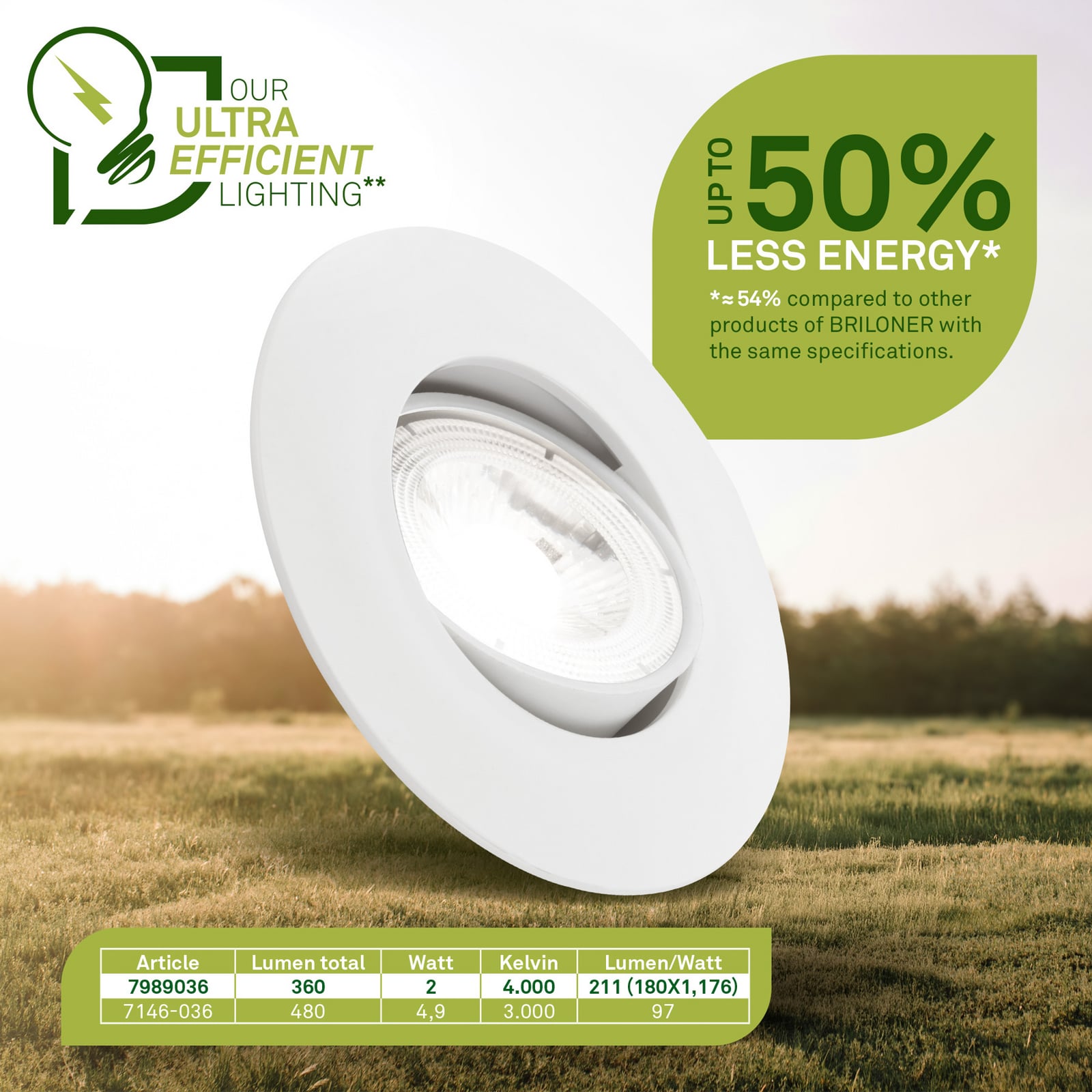 LED recessed light Kulana A, white, 4000K, Ø9cm, set of 3 LED recessed light Kulana A, white, 4000K, Ø9cm, set of 3