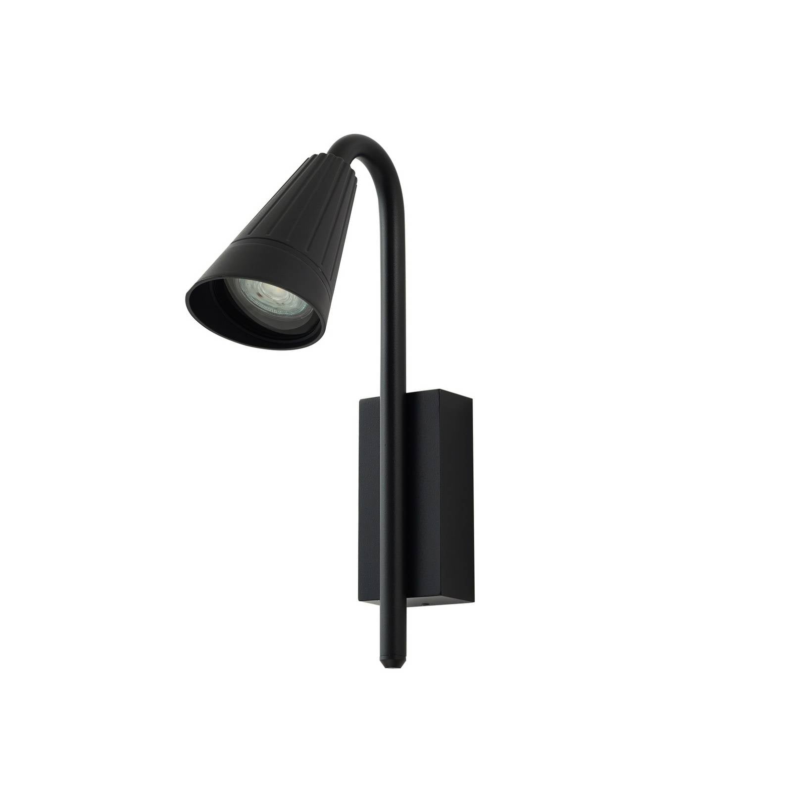 Lindby Außenwandlampe Sorvete, schwarz, Metall, Höhe 33 cm