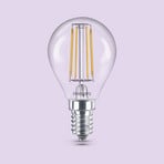 Żarówka LED Philips E14 P45 4,3 W 470 lm 2700 K z żarnikiem – zestaw 3 sztuki