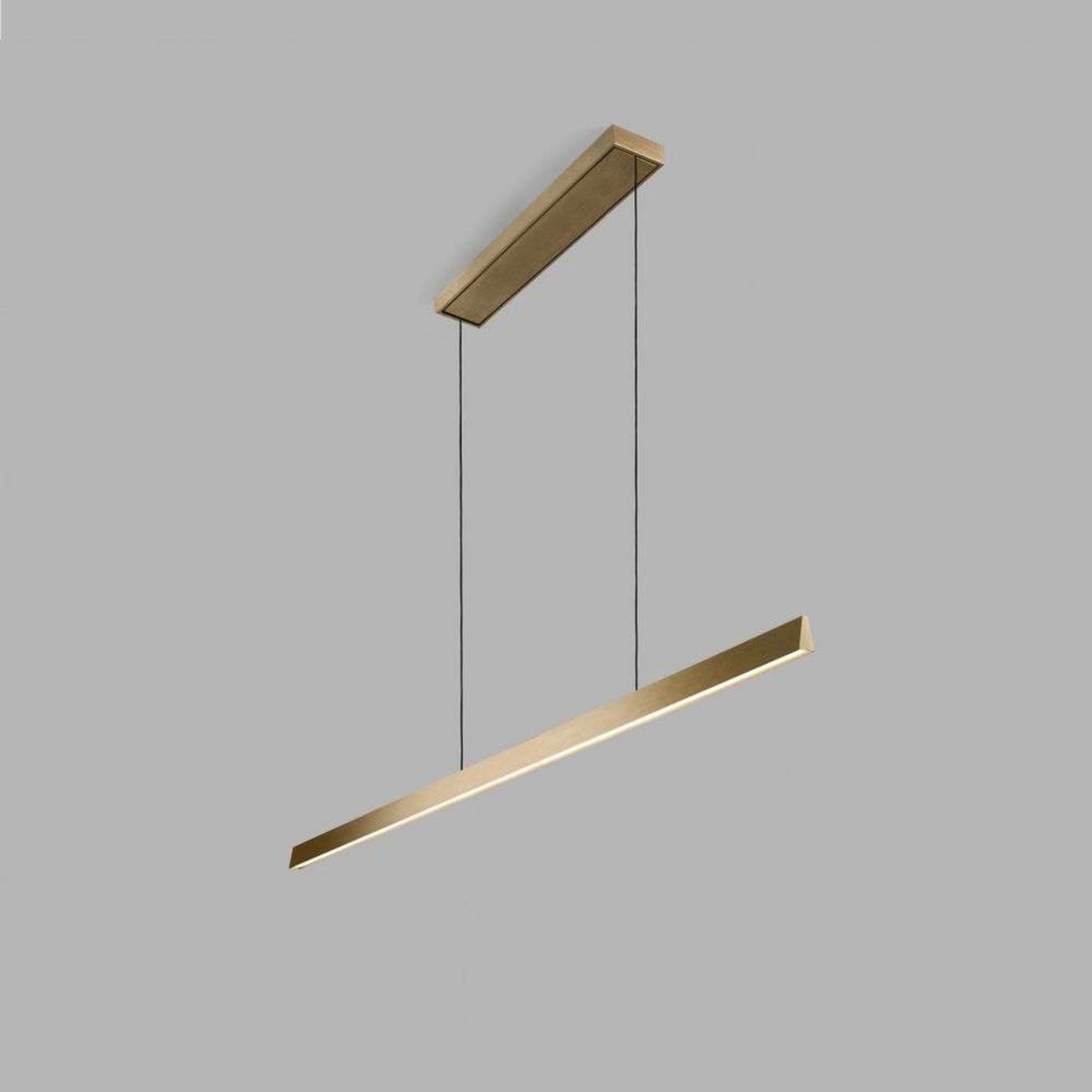 Edge Linear S1500 Pendel Brass LIGHT-POINT - Spisestue - Aluminium billede