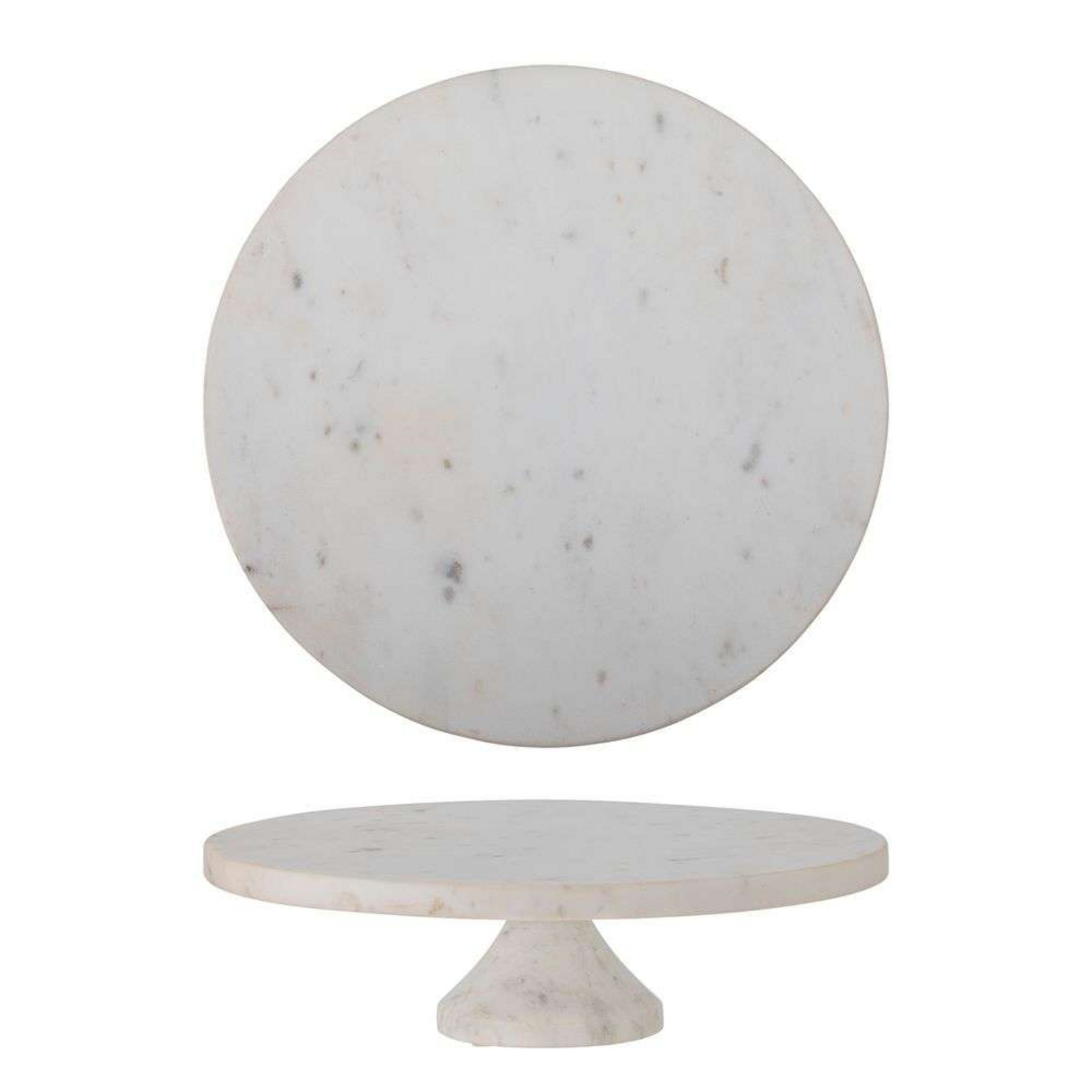 Fenya Cake Tray White Marble - Bloomingville