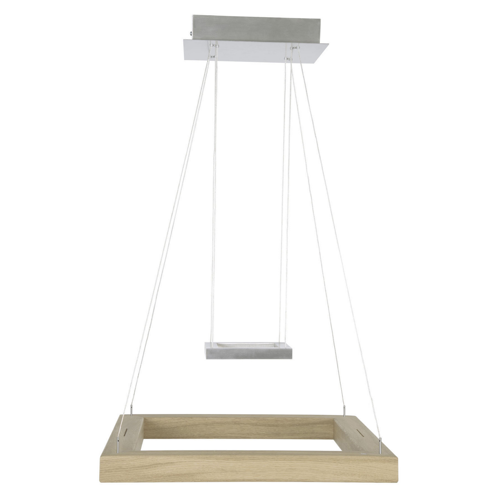 HerzBlut Leonora LED-Hängelampe KlickDim, 50x50cm