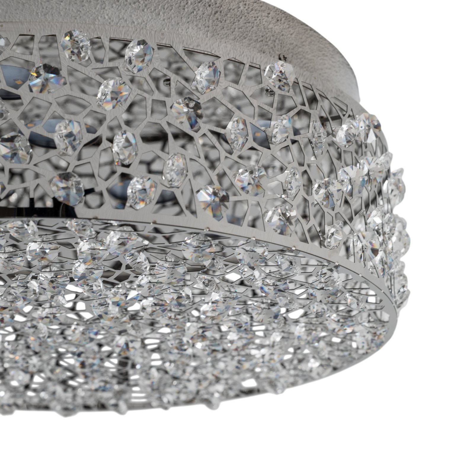 Strålende LED-taklampe Felias, rund form