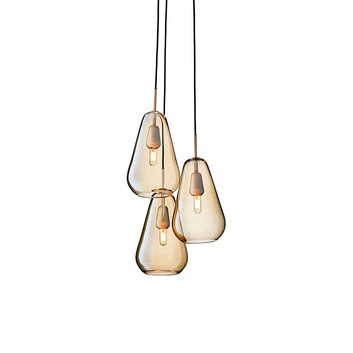 Anoli 3 Chandelier Nordic Gold/Gold - Nuura