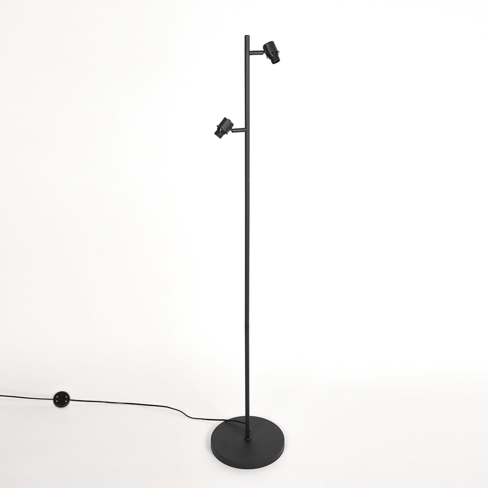 Sumba álló világítás, 2 izzós, fekete, természetes/fekete bambusz, E14