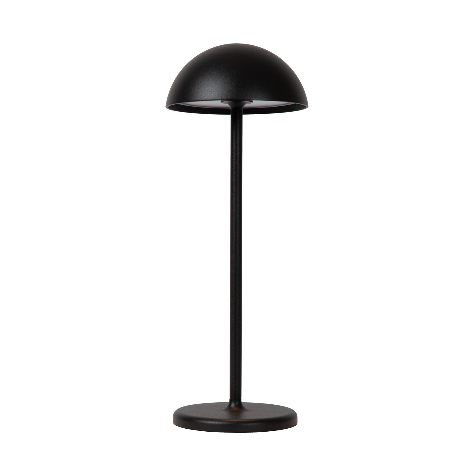 Joy LED outdoor table lamp battery dimmable black