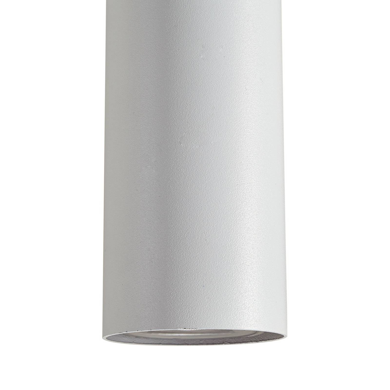 Lampa wisząca Lindby Joffrey, Ø 6 cm, biały, metal, GU10