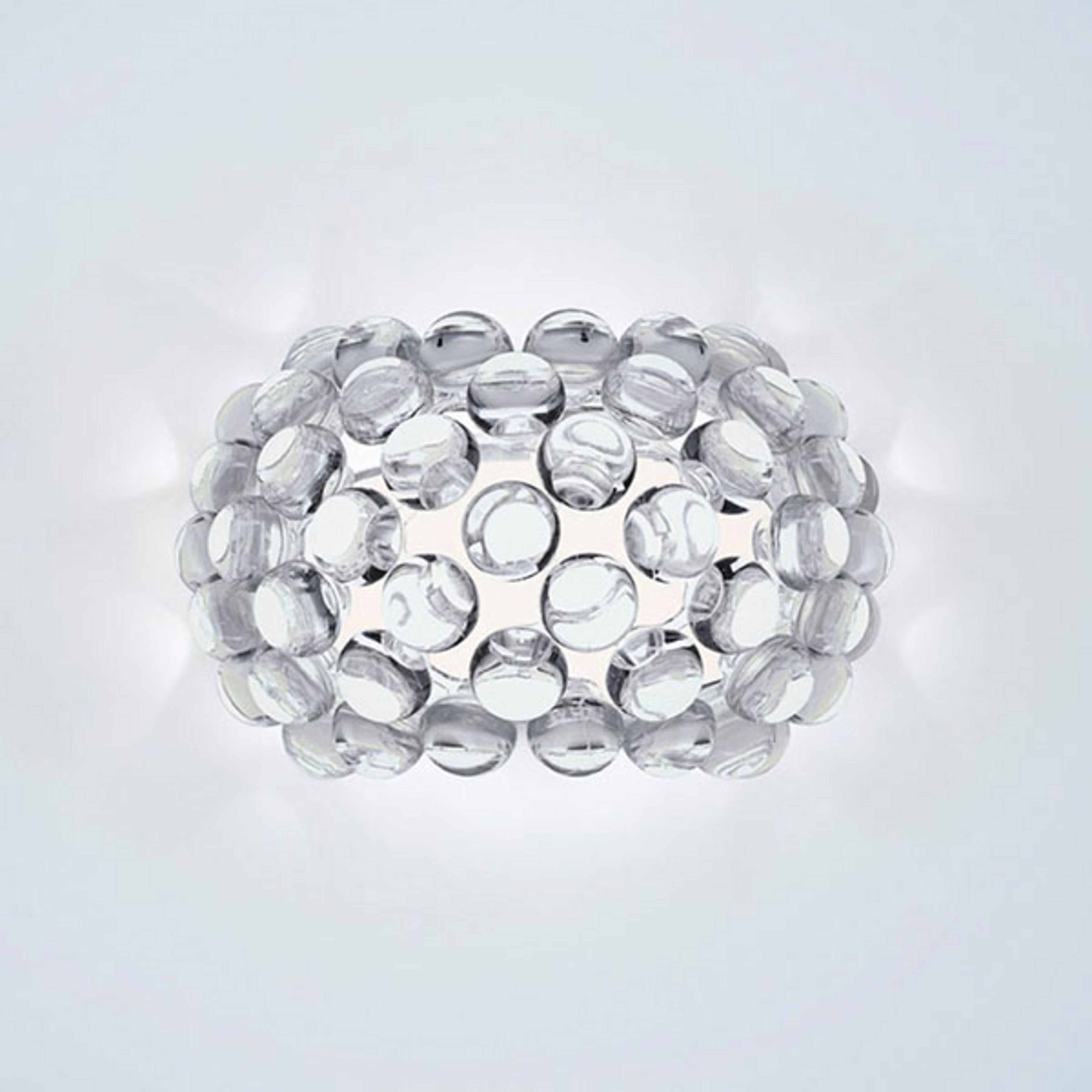 Foscarini Caboche Plus piccola R7s lampa ścienna przezroczysty