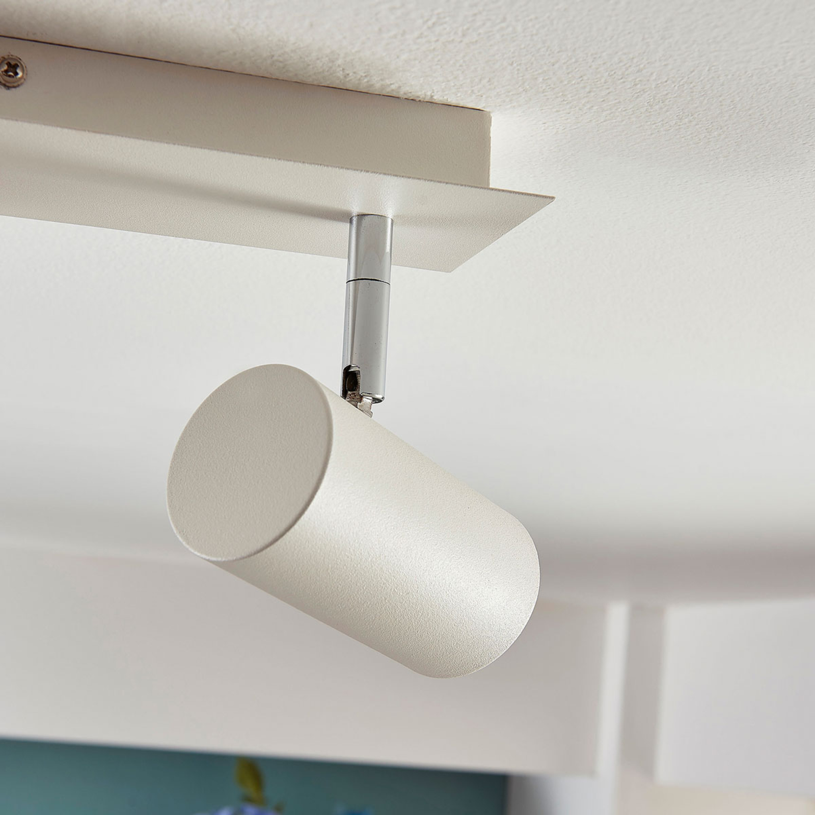 Iluk 2-bulb LED spotlight for wall and ceiling