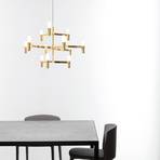 Nemo Crown Minor suspension à 12 lampes gold-plated