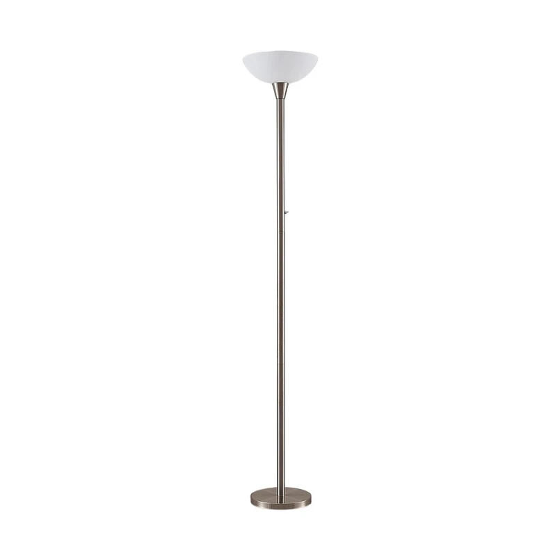 Lindby – Ignacia Stehleuchte Nickel/Opal