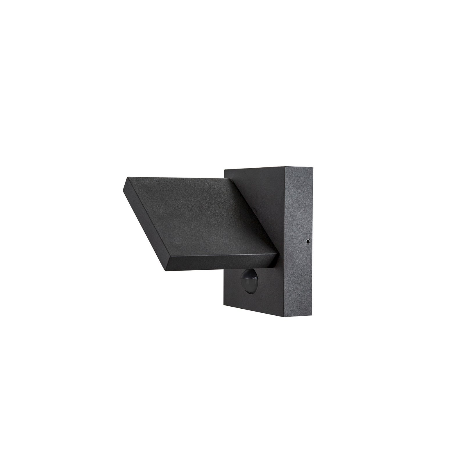 SLV Applique murale LED Abridor, anthracite, largeur 14 cm, capteur