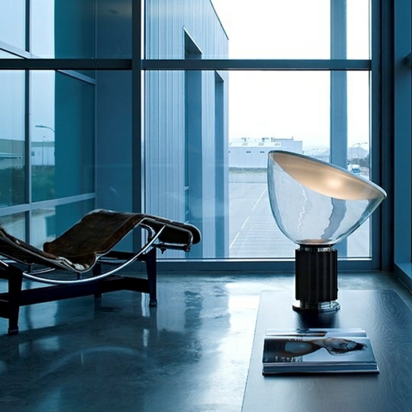 Taccia LED (Glas) Bordslampa Silver - Flos