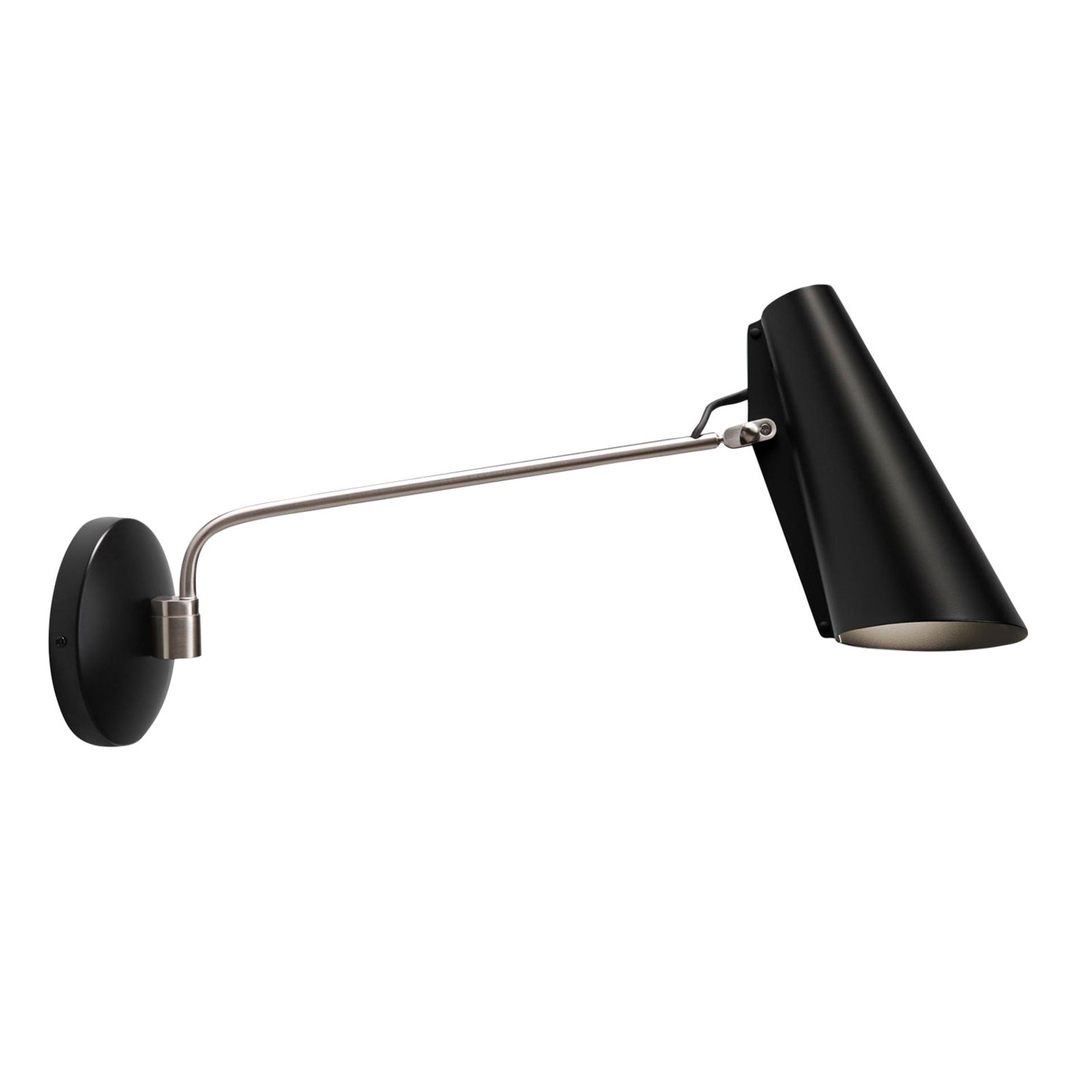 Northern Birdy - væglampe, 53 cm, sort/stål