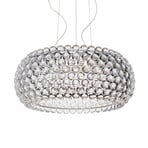 Caboche Plus Grande LED visilica, prozirna - Foscarini