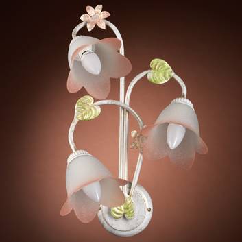Botton væglampe i florentinsk stil, 3 lyskilder