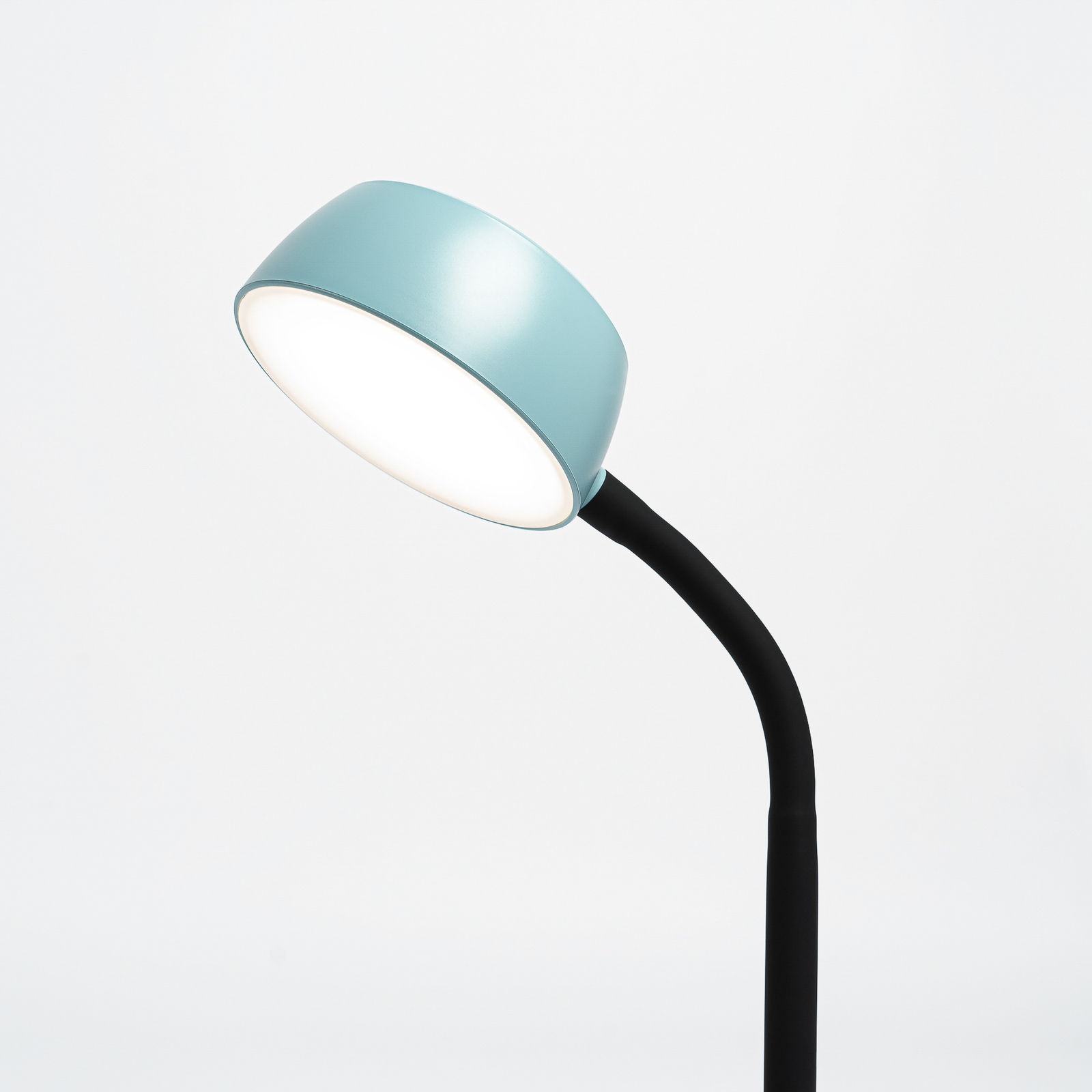 Lindby Tijan LED-Tischleuchte, blau, Flexarm
