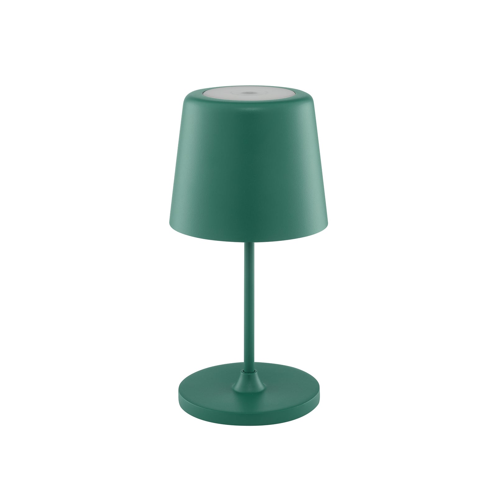 Lampe à poser LED rechargeable Kaami, verte, hauteur 37 cm, IP44, à intensité Lampe à poser LED rechargeable Kaami, verte, hauteur 37 cm, IP44, à intensité
