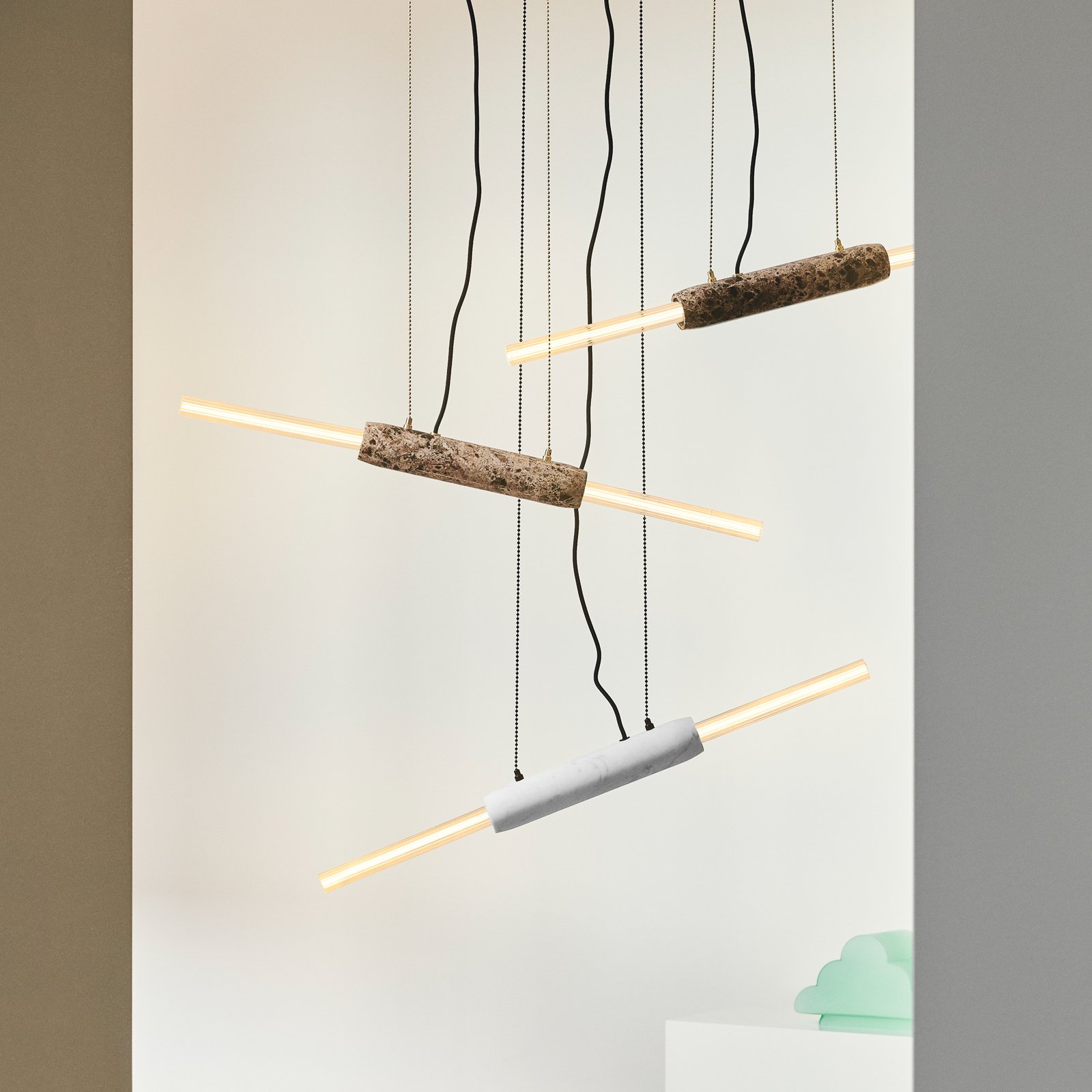 Limbo Suspension Carrara/White - Design By Us