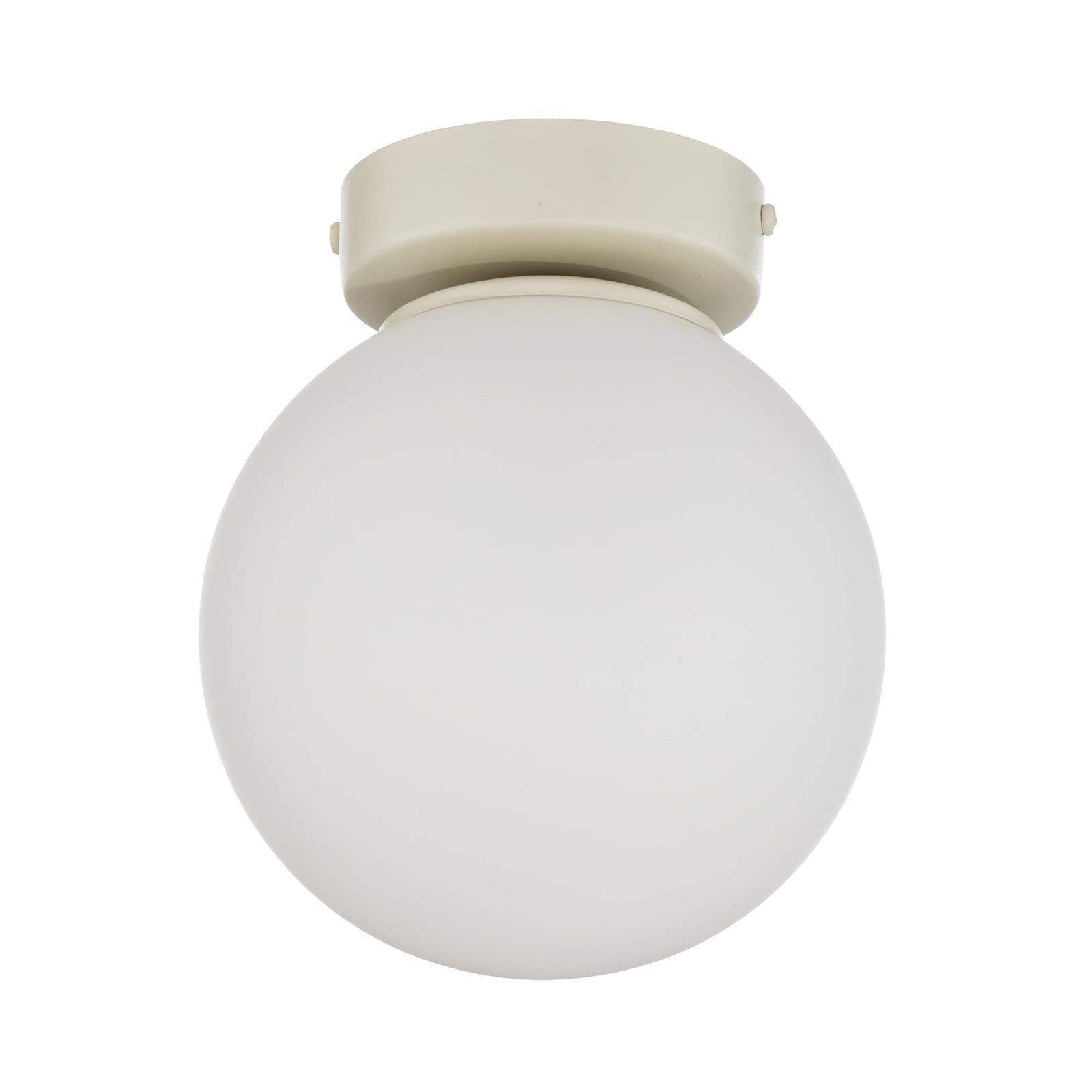 Deckenleuchte Moonlight, sandfarben, Glas/Metall, 1-flammig