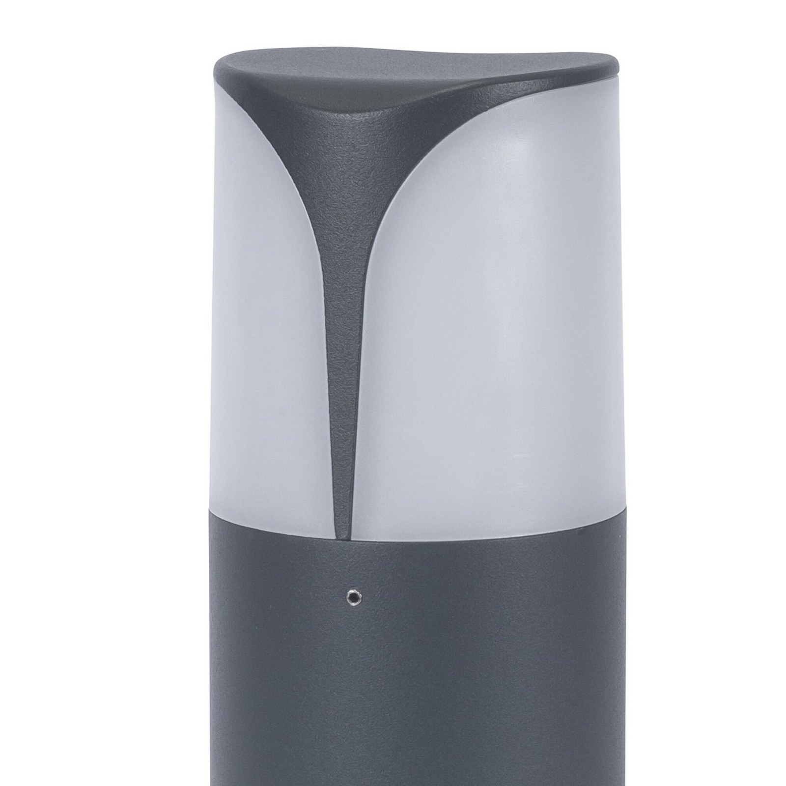 Forlight lampă cu soclu Astra înălțime 30 cm antracit aluminiu - modern - antracit opal