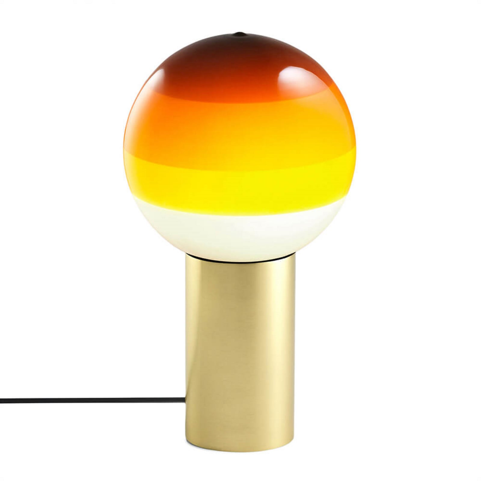 Dipping Light Tischleuchte M Amber MARSET - Wohnzimmer - Glas