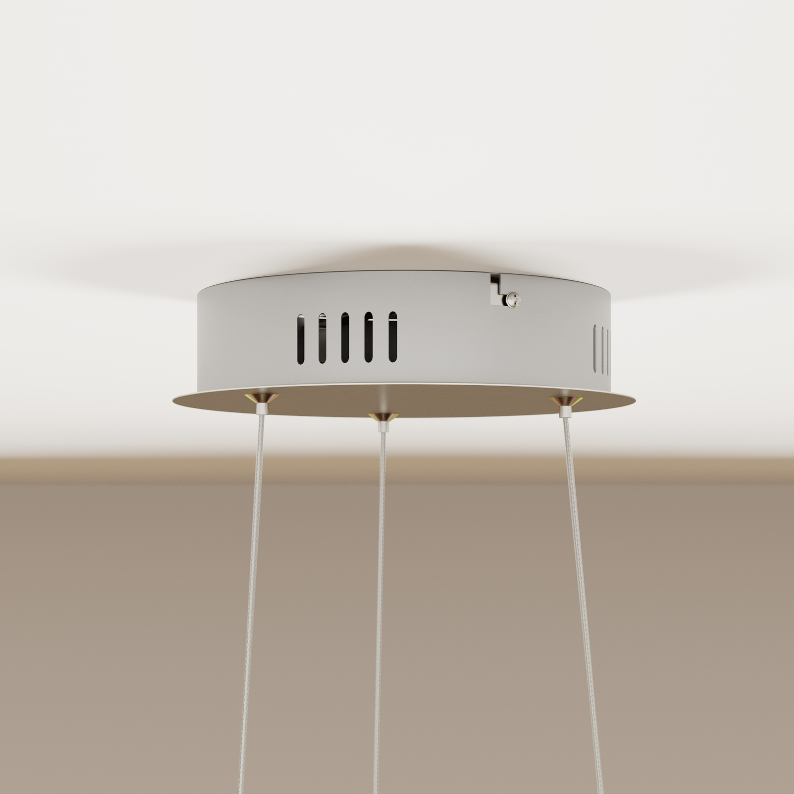 Lindby Criostal LED hanglamp met afstandsbediening