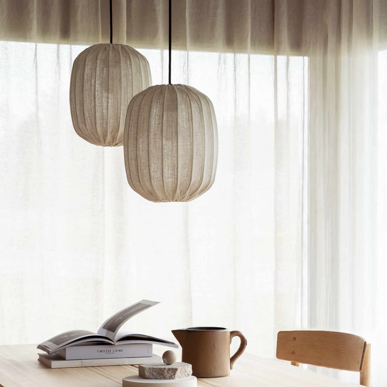 Prisma 25 Schirm Linen Natural - Watt & Veke