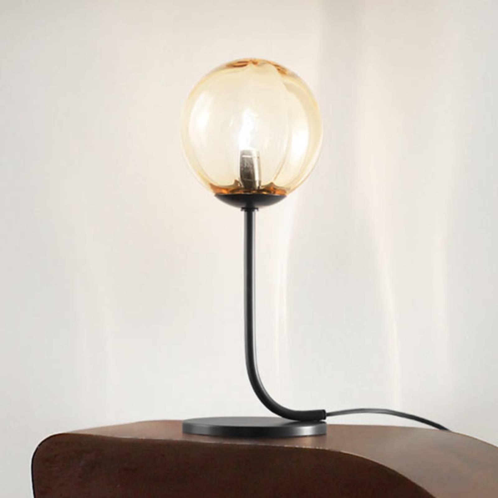 Puppet designer table lamp, Murano glass