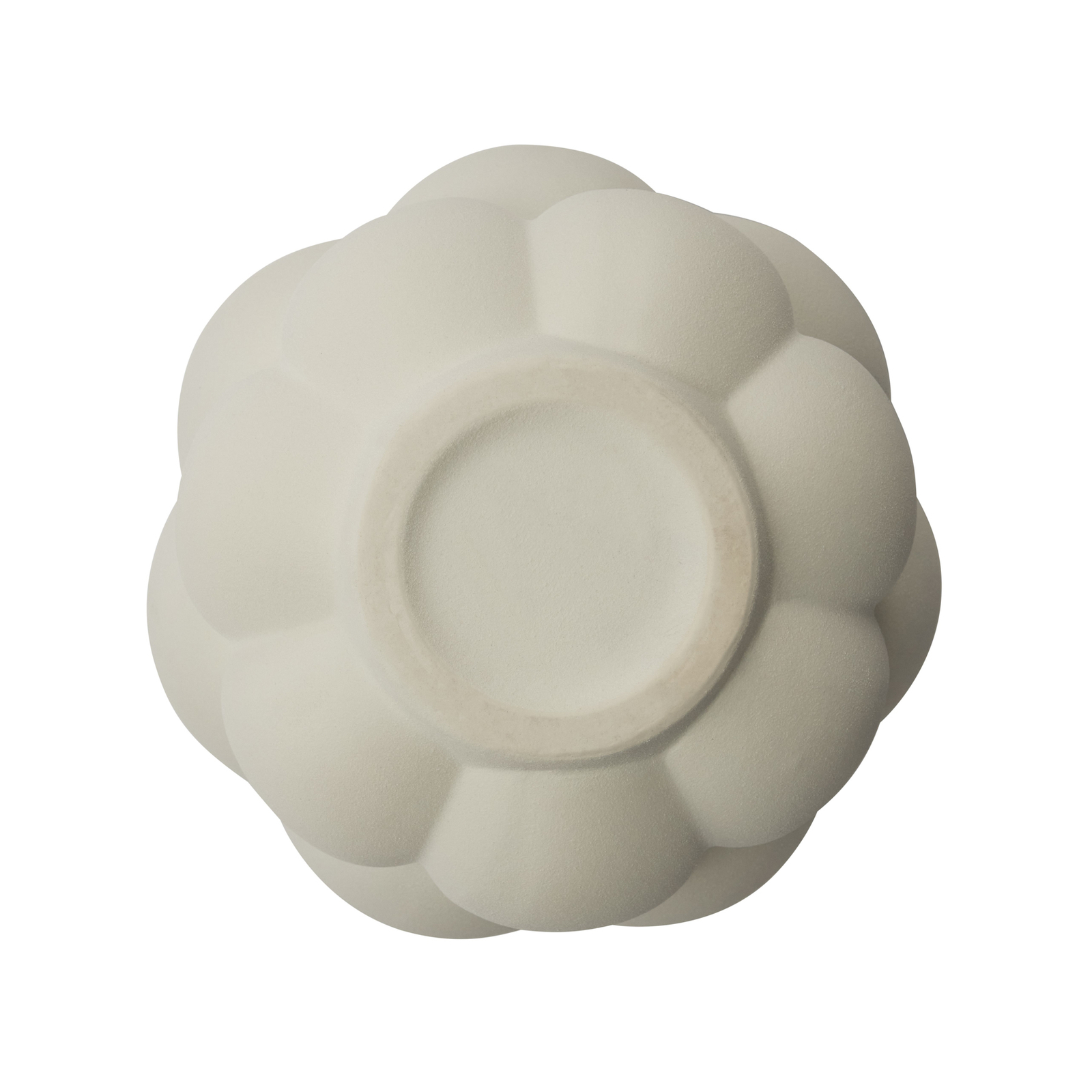 AYTM Vase Uva, céramique, blanc, Ø 26 cm, forme de raisin