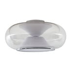 Orasa LED Deckenleuchte Weiß/Klar - Lucande