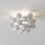 By Rydéns Gross ceiling light, matt white, Ø 50 cm