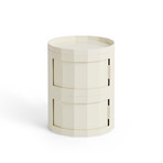 Facet Cabinet 20 sidobord, krämfärgat, ABS - HAY