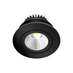 Arcchio downlight LED Jyra, negro, 3.000K