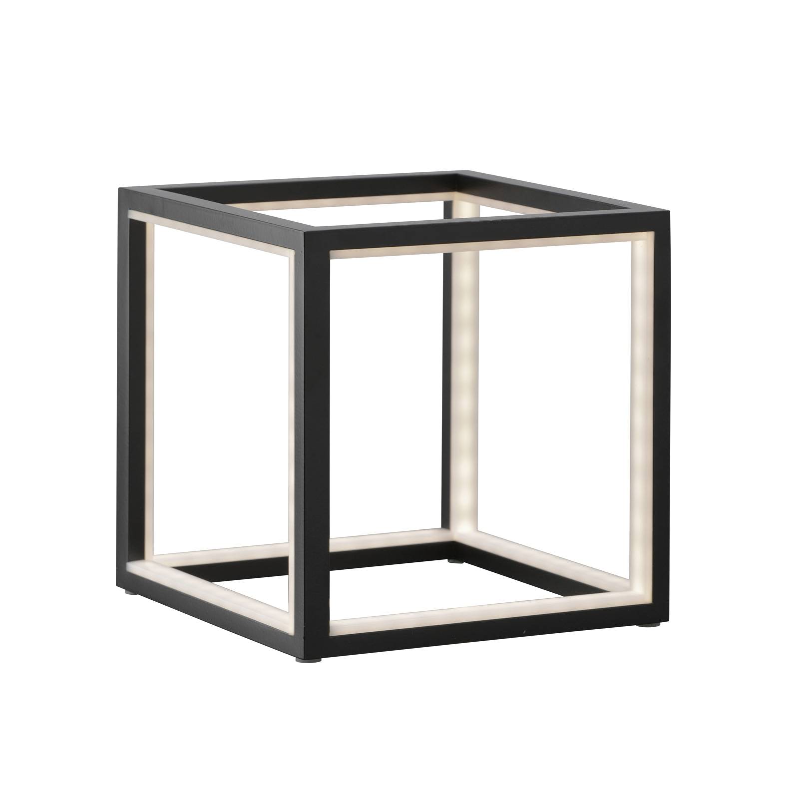 LED-Tischleuchte Delux, schwarz, 20 cm