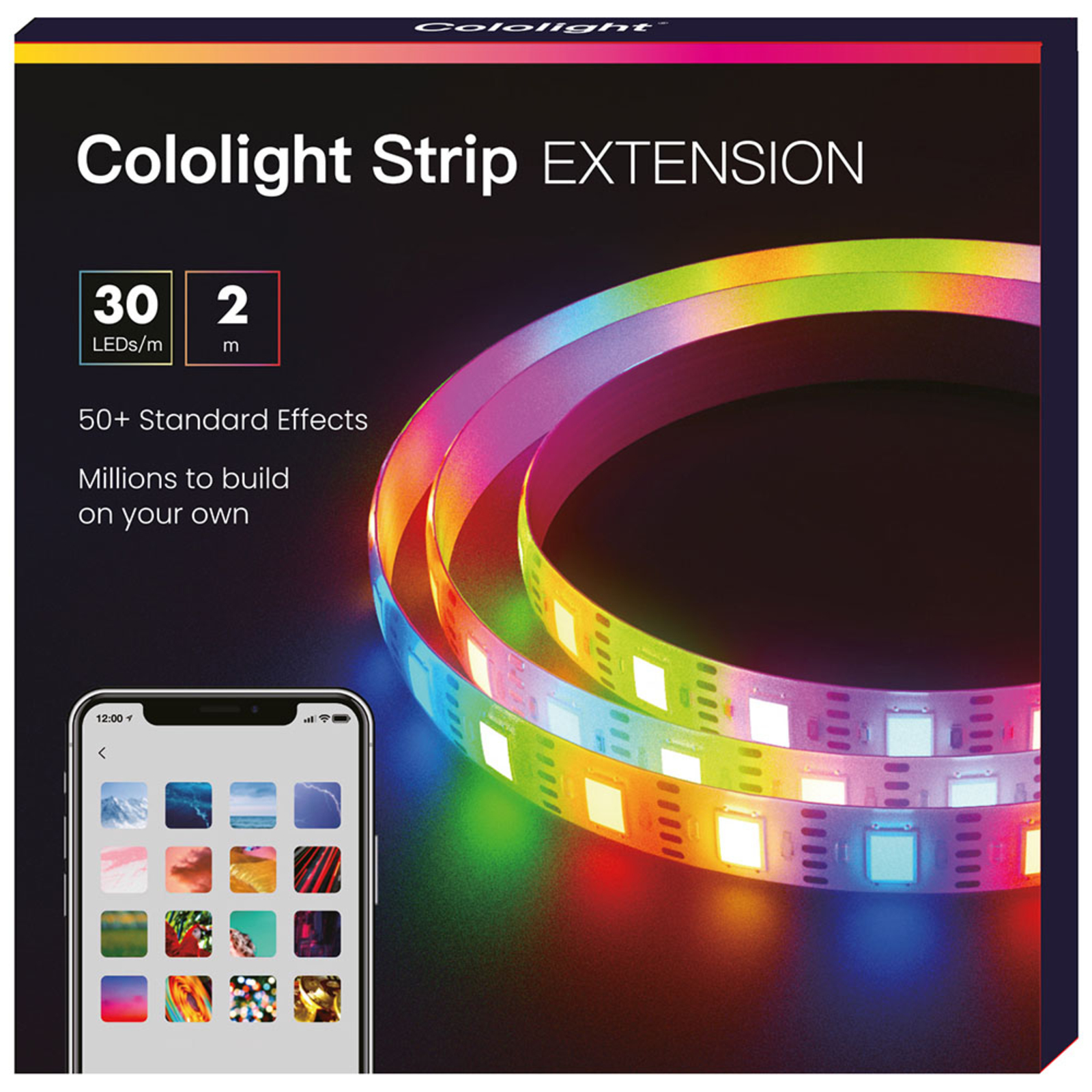 Cololight Strip -laajennusosa, 30 LEDiä per metri