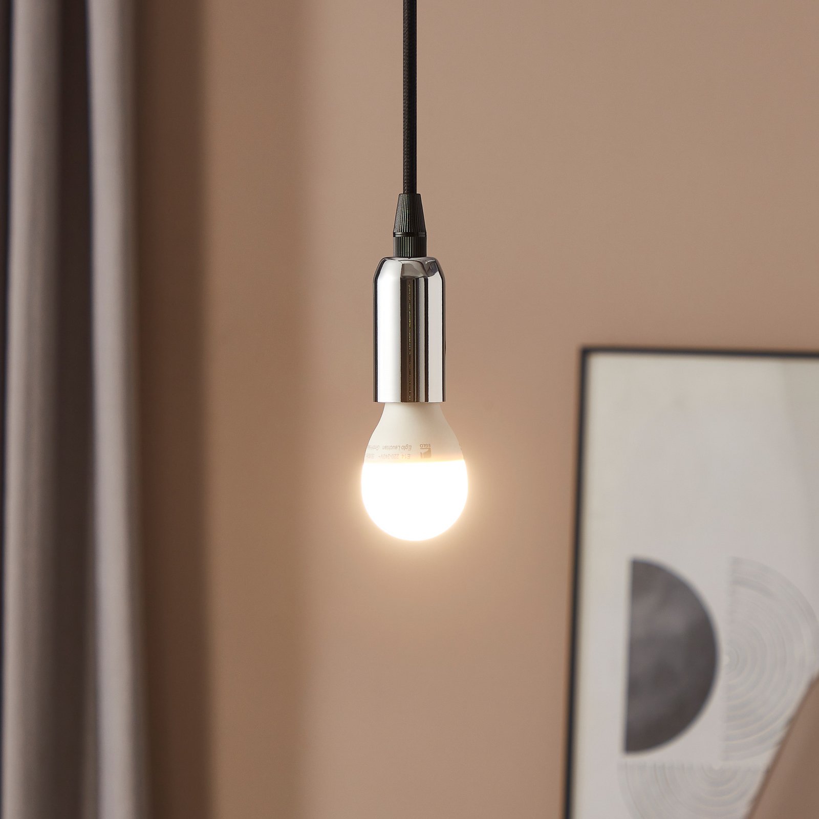 Светодиодна лампа с капковидна форма E14 7,5W, топло бяла, 806lm, с