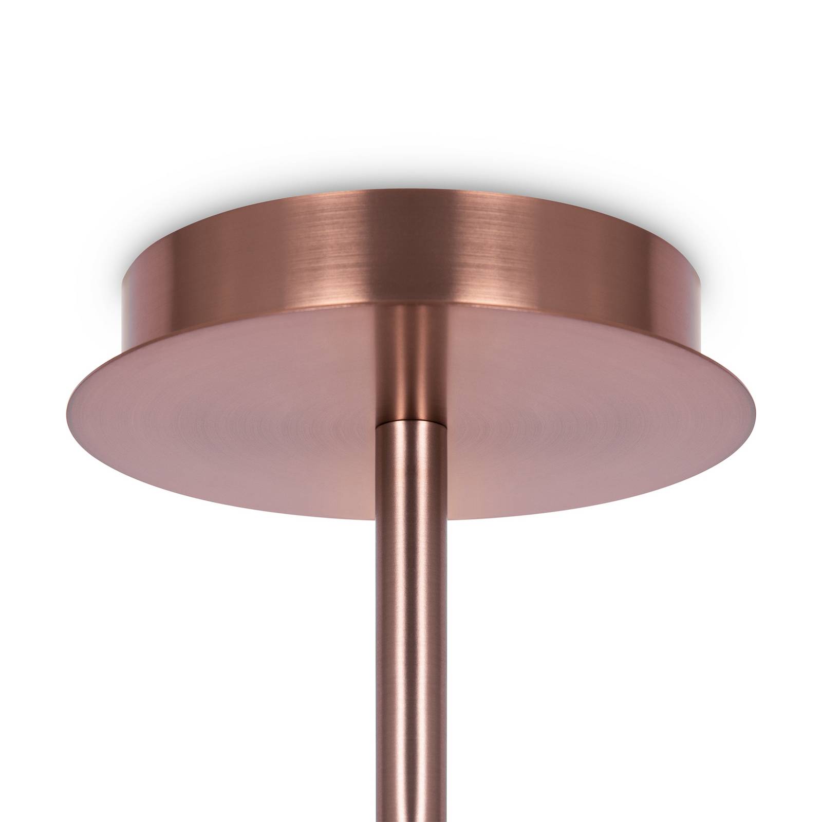 Maytoni lampa sufitowa Erich, mosiądz różowy, szkło/metal 10-punktowa.