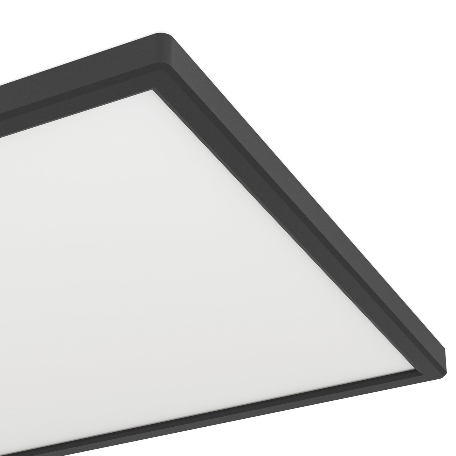 EGLO connect LED ceiling light Rovito-Z, black, 57 x 30 cm