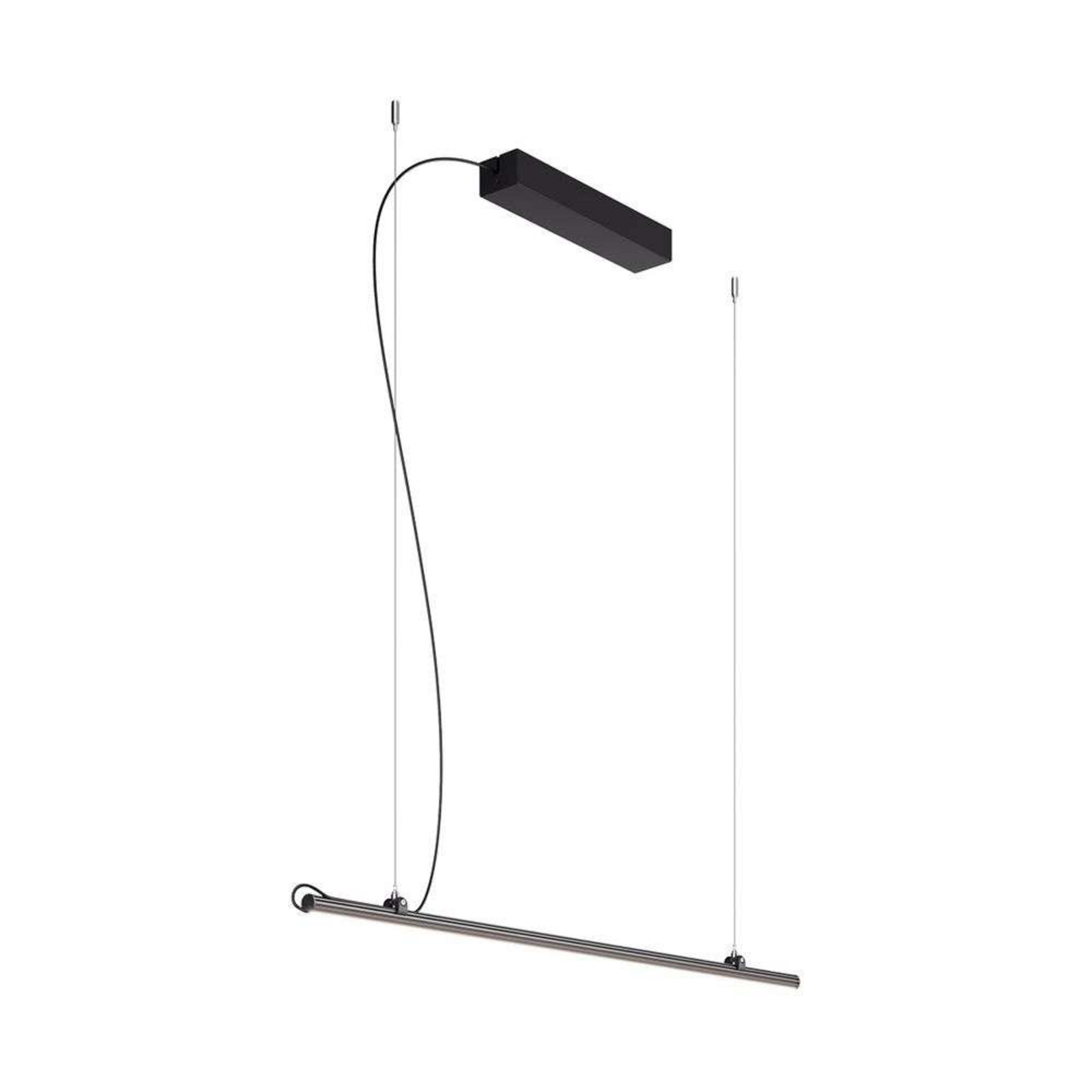 Freeline Pendelleuchte 100cm 3000K Black - Fabbian