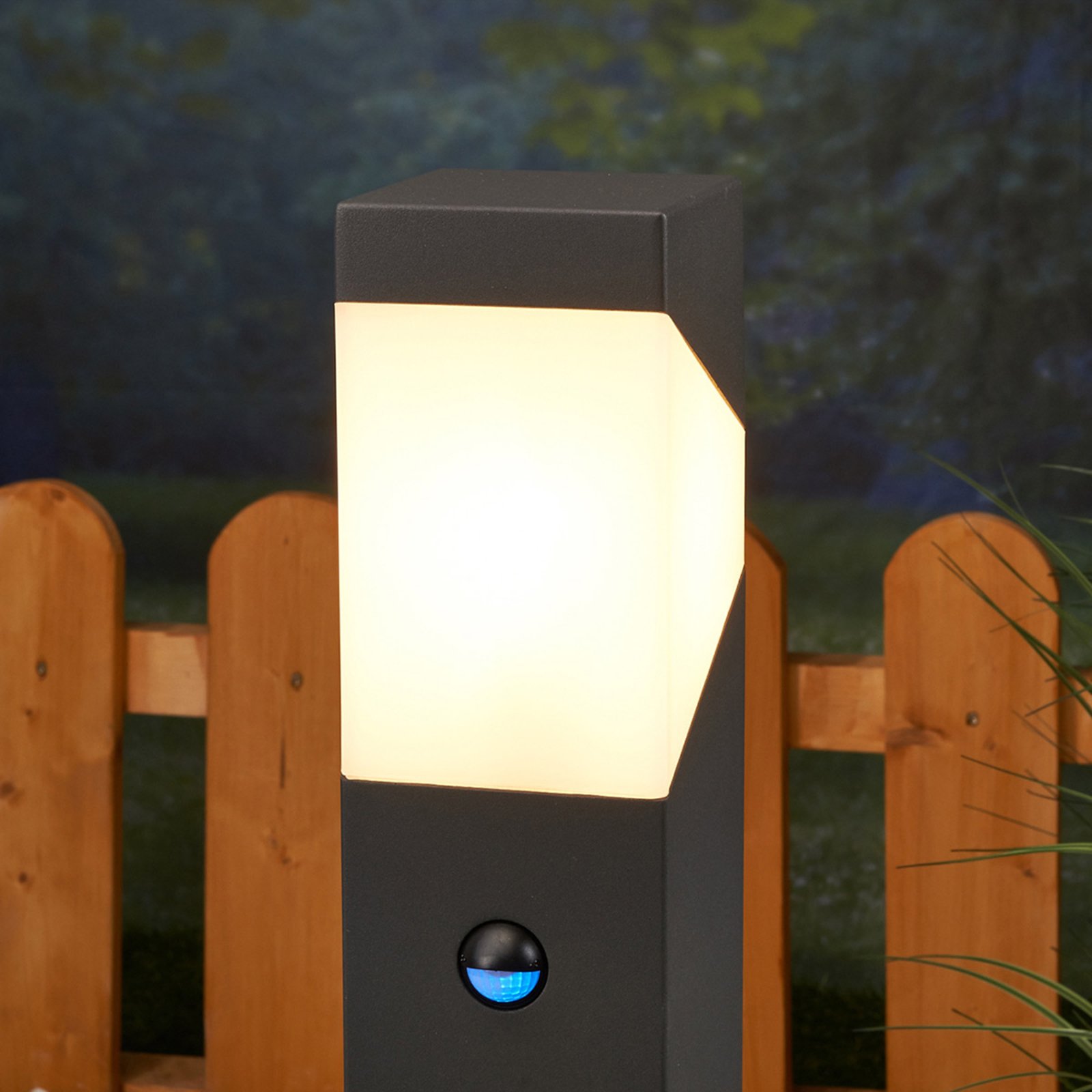 Kiran Außen Gartenleuchte w/Sensor H60 Graphite - Lucande